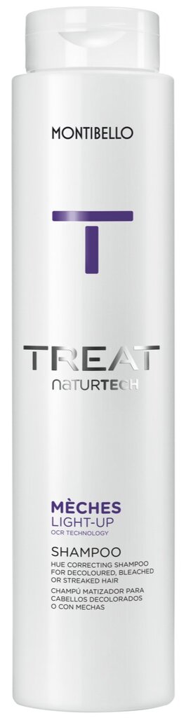 Montibello TREAT NaturTech Meches Light-Up plaukų šampūnas nuo geltono atspalvio (300ml) цена и информация | Šampūnai | pigu.lt