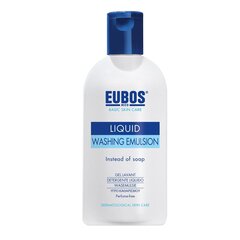 Нежное очищающее средство Eubos Med Liquid 200 мл (синее) цена и информация | Мыло | pigu.lt