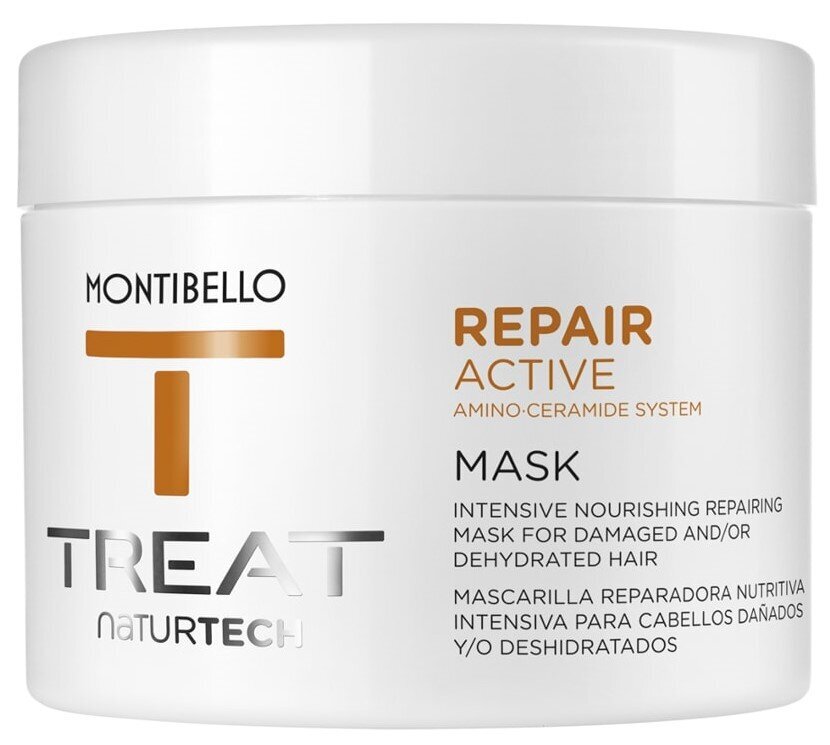 Montibello TREAT NaturTech Repair Active maitinanti plaukų kaukė (500ml) цена и информация | Balzamai, kondicionieriai | pigu.lt