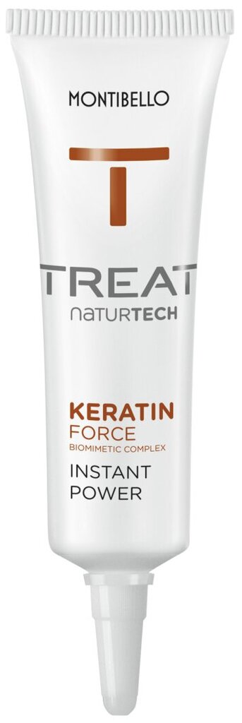 Plaukų serumas Montibello TREAT NaturTech Keratin Force Instant Power, 12ml цена и информация | Balzamai, kondicionieriai | pigu.lt