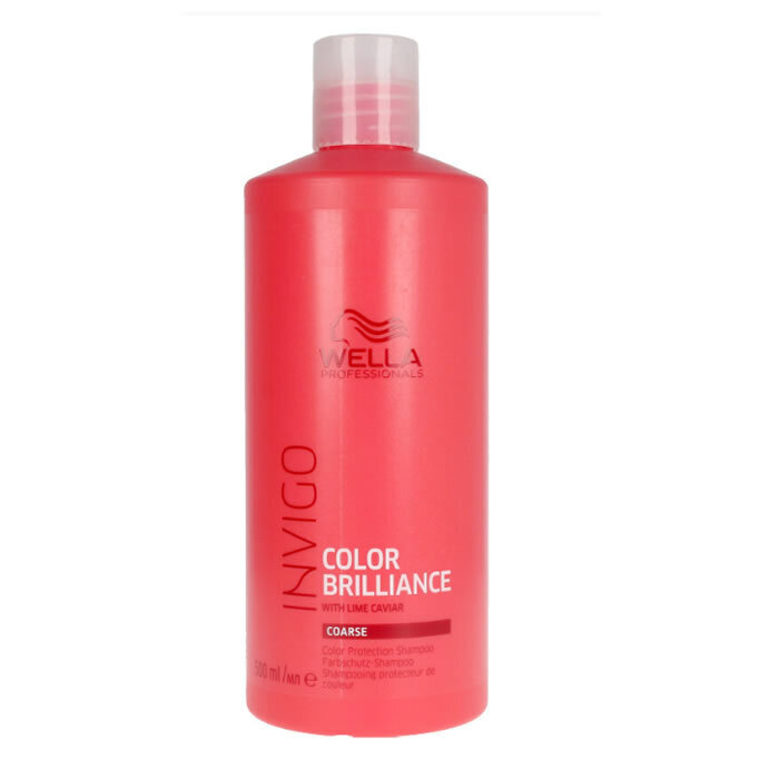 Glotninamasis plaukų šampūnas dažytiems plaukams Wella Invigo Brilliance 500 ml kaina ir informacija | Šampūnai | pigu.lt