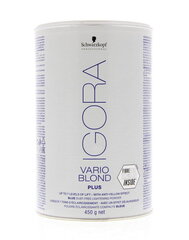 Пудра для осветления волос Schwarzkopf Igora Vario Blond, 450 г цена и информация | Краска для волос | pigu.lt