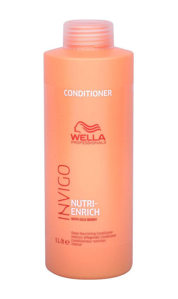 Drėkinantis kondicionierius su Goji uogomis Wella Professional Invigo Nutri-Enrich Conditioner, 1 l kaina ir informacija | Balzamai, kondicionieriai | pigu.lt