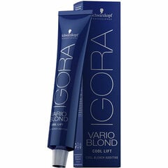 Plaukų dažai Schwarzkopf Professional Igora Vario Blond Cool Lift, 60 ml, Cool Bleach Additive цена и информация | Краска для волос | pigu.lt