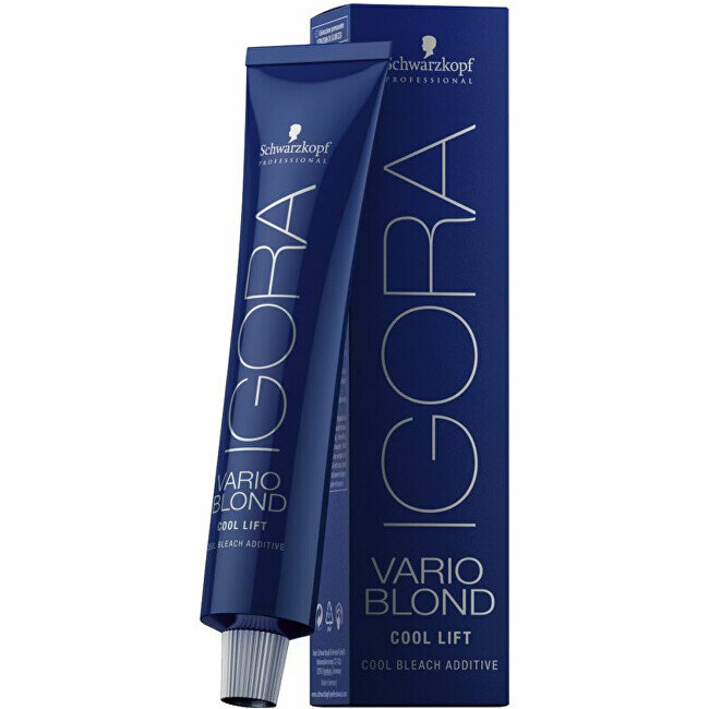 Plaukų dažai Schwarzkopf Professional Igora Vario Blond Cool Lift, 60 ml, Cool Bleach Additive kaina ir informacija | Plaukų dažai | pigu.lt