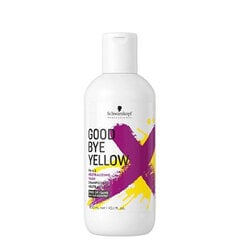 Geltoną plaukų atspalvį neutralizuojantis šampūnas Schwarzkopf Good Bye Yellow 300 ml kaina ir informacija | Šampūnai | pigu.lt