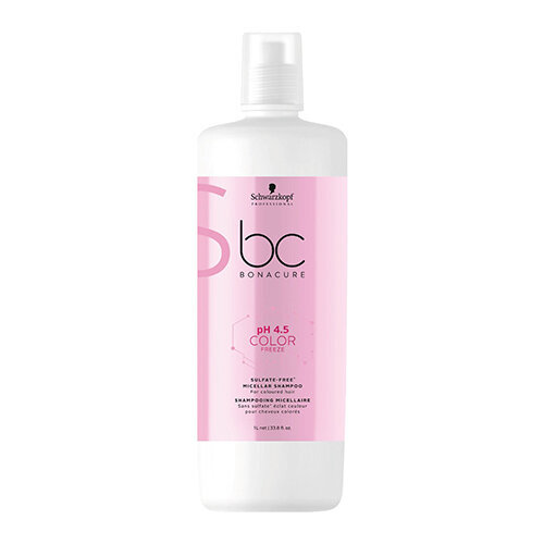 Šampūnas dažytiems plaukams Schwarzkopf Professional BC Bonacure pH 4.5 1000 ml kaina ir informacija | Šampūnai | pigu.lt