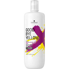 Geltoną plaukų atspalvį neutralizuojantis šampūnas Schwarzkopf Professional Good Bye Yellow 1000 ml kaina ir informacija | Šampūnai | pigu.lt