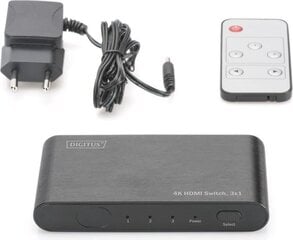 HDMI Splitter DIGITUS DS-45316 цена и информация | Адаптеры, USB-разветвители | pigu.lt