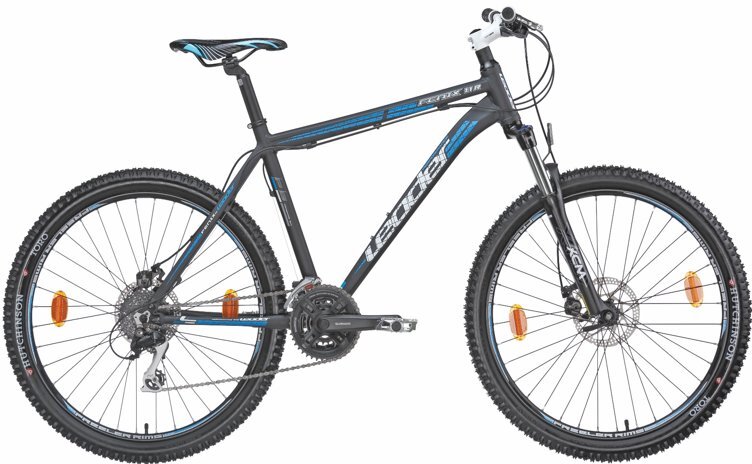 Kalnų dviratis Leader Mtb Fenix 26", pilkas/mėlynas kaina ir informacija | Dviračiai | pigu.lt