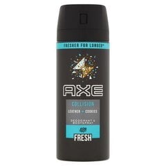 Purškiamas dezodorantas vyrams Axe Collision Deodorant Axe Leather & Cookies, 150 ml цена и информация | Дезодоранты | pigu.lt