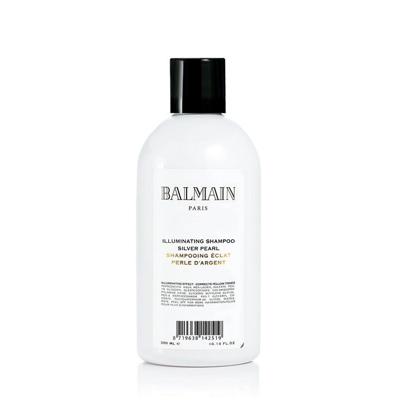 Geltoną toną neutralizuojantis šampūnas šviesiems ir pilkiems plaukams Balmain Illuminating Shampoo Silver Pearl, 300 ml kaina ir informacija | Šampūnai | pigu.lt