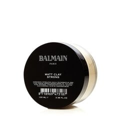 Plaukų formavimo molis Balmain Hair Matt Clay Strong, 100ml kaina ir informacija | Plaukų formavimo priemonės | pigu.lt