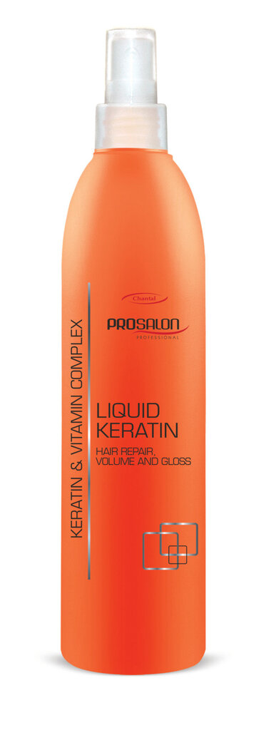 Plaukų purškiklis su keratinu Chantal ProSalon Liquid keratin, 275 g kaina ir informacija | Priemonės plaukų stiprinimui | pigu.lt