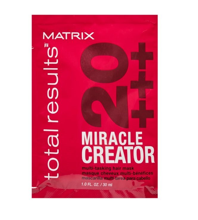 Daugiafunkcinė plaukų kaukė Matrix Total Results Miracle Creator Multi-Tasking 30 ml kaina ir informacija | Priemonės plaukų stiprinimui | pigu.lt