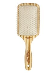 Прямоугольная бамбуковая щетка для волос Olivia Garden Healthy Hair Ionic Paddle HH-P7 цена и информация | Расчески, щетки для волос, ножницы | pigu.lt