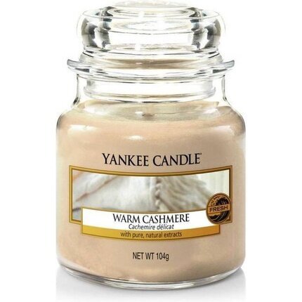 Kvapioji žvakė Yankee Candle Warm Cashmere 411 g kaina ir informacija | Žvakės, Žvakidės | pigu.lt