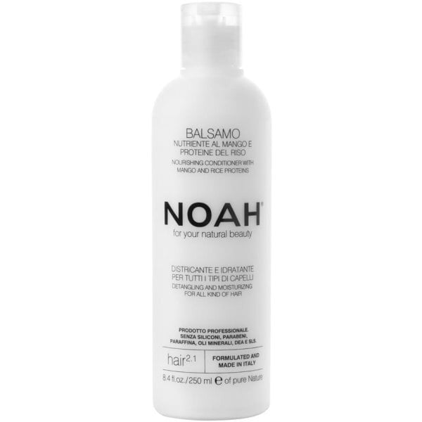 Maitinamasis balzamas lengvinantis plaukų iššukavimą Noah Nourishing Conditioner With Mango And Rice Proteins 250 ml kaina ir informacija | Balzamai, kondicionieriai | pigu.lt