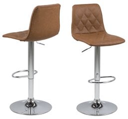 Барный-полубарный стул Emu, коричневый цена и информация | Стулья для кухни и столовой | pigu.lt