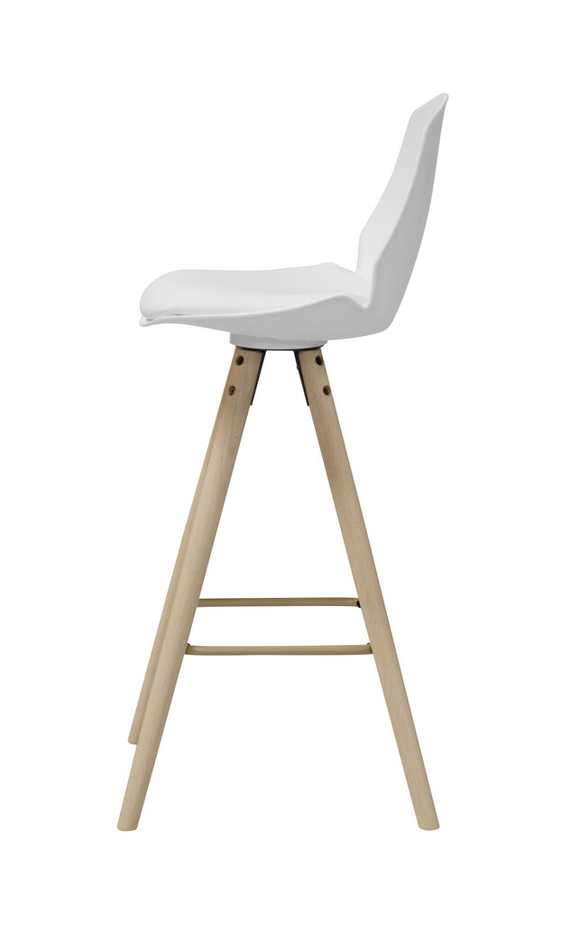 Baro kėdė Oslo L, baltos/ąžuolo spalvos kaina ir informacija | Virtuvės ir valgomojo kėdės | pigu.lt