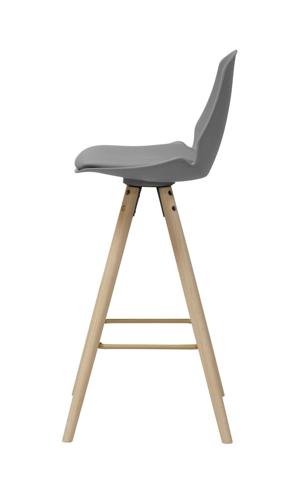 Baro kėdė Oslo L, pilkos/ąžuolo spalvos kaina ir informacija | Virtuvės ir valgomojo kėdės | pigu.lt