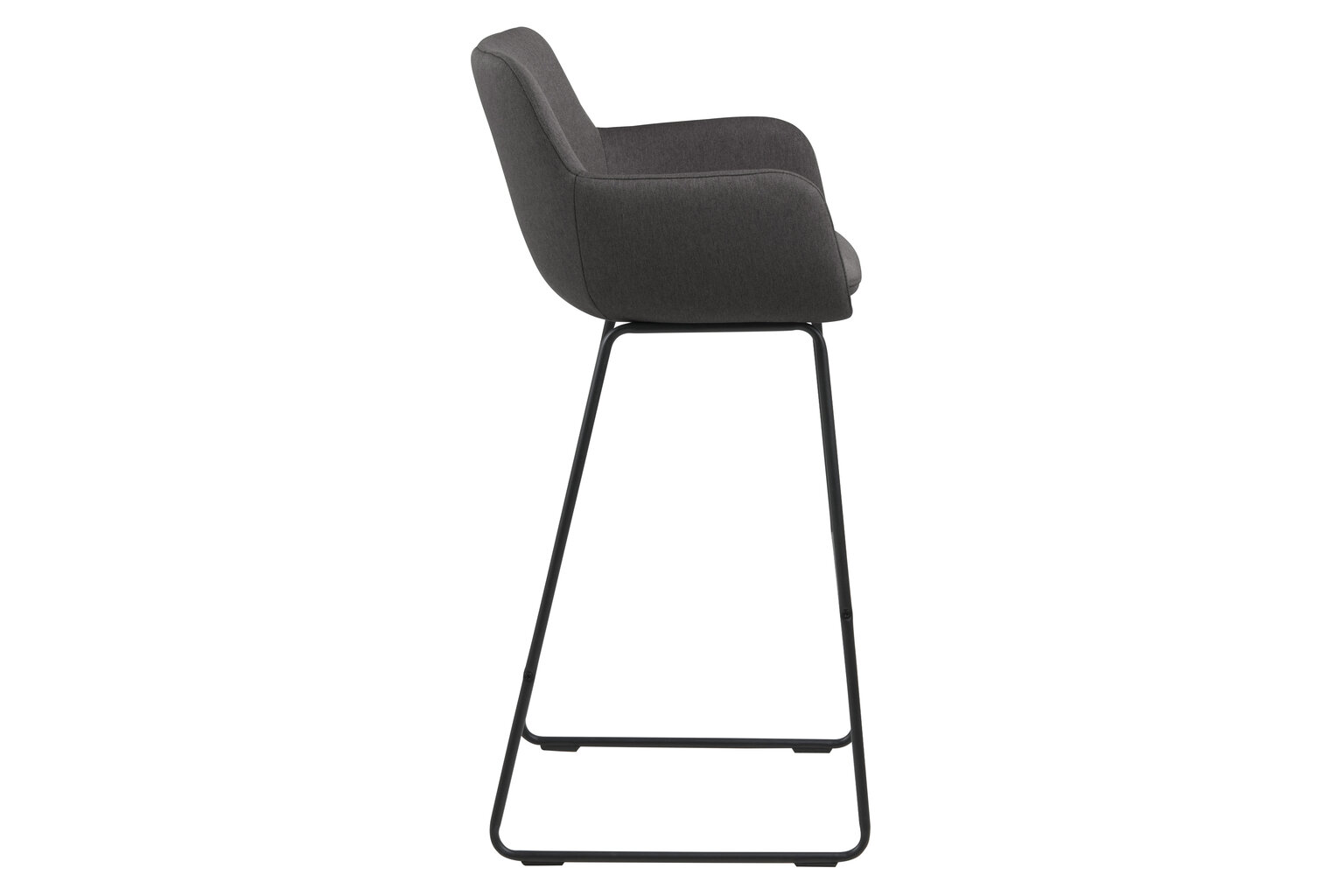 2-jų baro kėdžių komplektas Lisa Town, pilkas/juodas kaina ir informacija | Virtuvės ir valgomojo kėdės | pigu.lt
