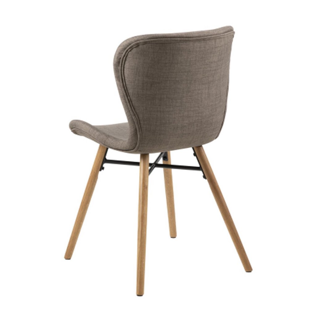 2-jų kėdžių komplektas Batilda A1, rudos/ąžuolo spalvos цена и информация | Virtuvės ir valgomojo kėdės | pigu.lt