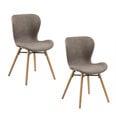 Комплект из 2-х стульев Batilda A1, коричневый/цвет дуба