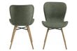 2-jų kėdžių komplektas Batilda A1, žalios/ąžuolo spalvos kaina ir informacija | Virtuvės ir valgomojo kėdės | pigu.lt