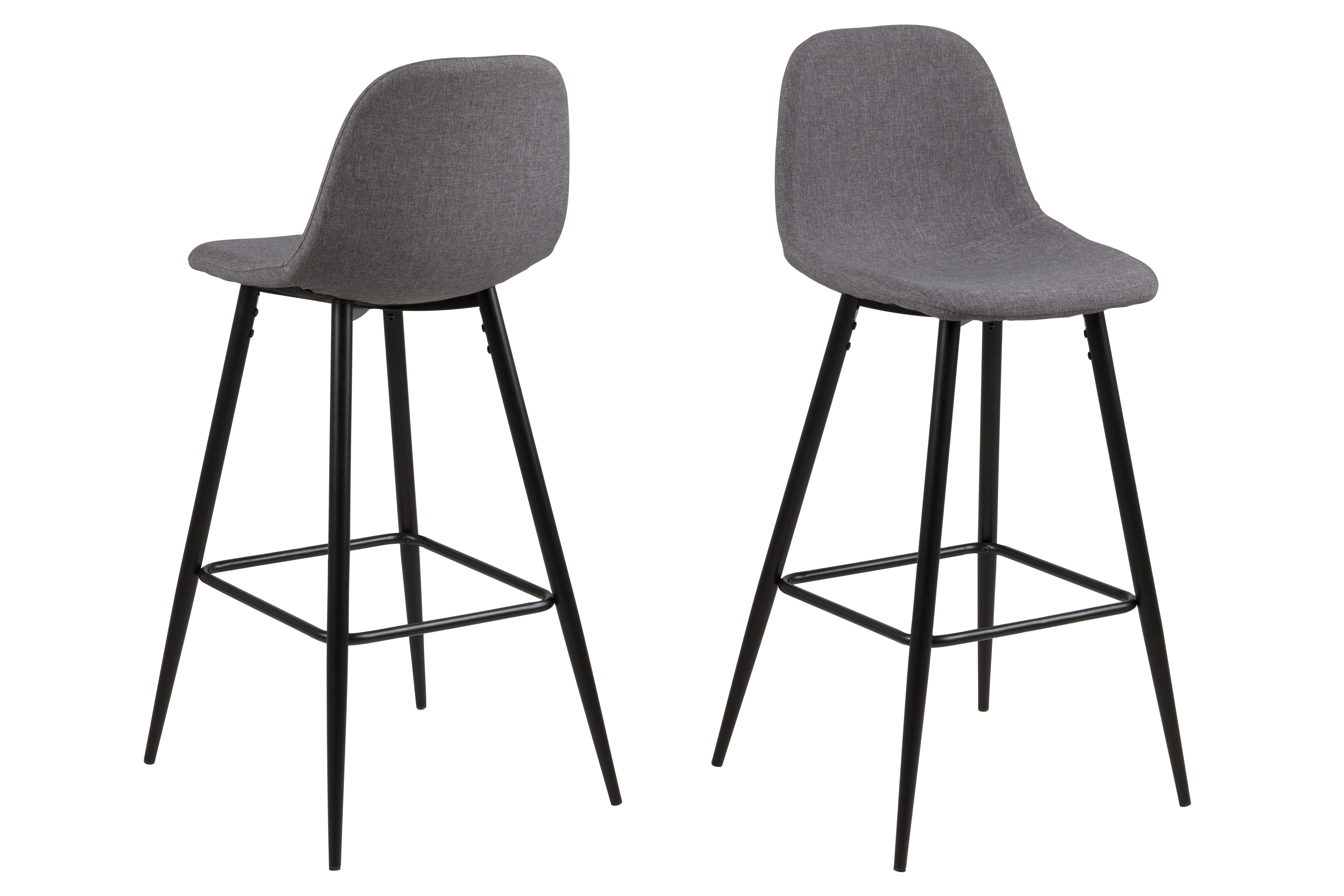Rug Bagvaskelse Specialisere 2-jų baro-pusbario kėdžių komplektas Wilma, pilkas kaina | pigu.lt
