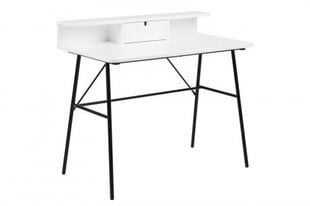 Pascal письменный стол белый/черный цена и информация | Компьютерные, письменные столы | pigu.lt