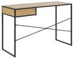 Rašomasis stalas Seaford, rudas/juodas kaina ir informacija | Kompiuteriniai, rašomieji stalai | pigu.lt