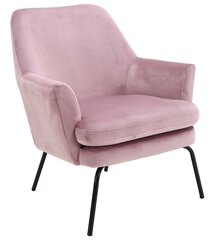 Fotelis Actona Chisa Vic, rožinis/juodas kaina ir informacija | Svetainės foteliai | pigu.lt