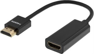 Deltaco HDMI-1088, HDMI, 0.1 m kaina ir informacija | Adapteriai, USB šakotuvai | pigu.lt