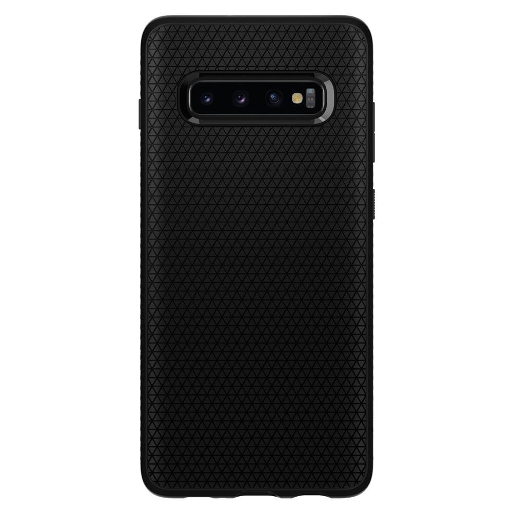 Spigen Liquid Air, skirtas Samsung Galaxy S10, juodas цена и информация | Telefono dėklai | pigu.lt