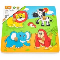 Деревянные головоломки Животные Зоо Viga Toys цена и информация | Развивающие игрушки | pigu.lt