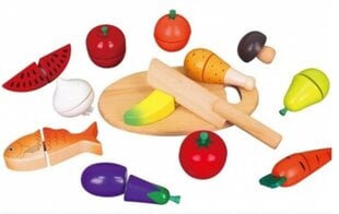 Деревянный набор для резки пищевых продуктов Viga цена и информация | Игрушки для малышей | pigu.lt