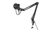 Komplektas: Kondensatorinis Mikrofonas Silentium PC Gear SM900 Black (Juodas) + Pop-Filter + Shock-Mount + Adjustable Arm kaina ir informacija | Mikrofonai | pigu.lt