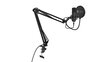 Komplektas: Kondensatorinis Mikrofonas Silentium PC Gear SM900 Black (Juodas) + Pop-Filter + Shock-Mount + Adjustable Arm kaina ir informacija | Mikrofonai | pigu.lt