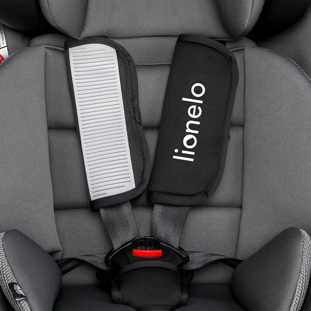 Automobilinė kėdutė Lionelo Bastiaan, 0-36 kg, GREY (black base) kaina ir informacija | Autokėdutės | pigu.lt