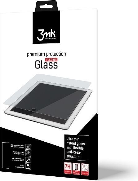 3mk FlexibleGlass Screen Protector 5901571176253 kaina ir informacija | Planšečių, el. skaityklių priedai | pigu.lt