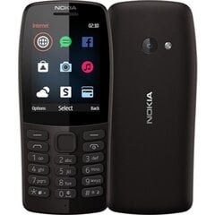 Nokia 210 Dual SIM Black kaina ir informacija | Mobilieji telefonai | pigu.lt