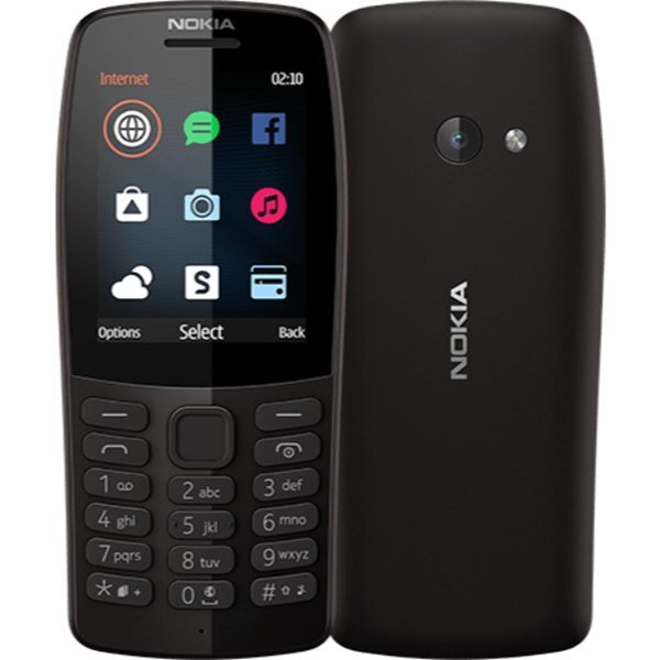 Nokia 210, Dual Sim, Black цена и информация | Mobilieji telefonai | pigu.lt