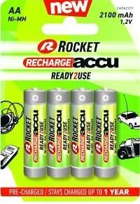 Rocket RTU 2100mAh AA akumuliatorius, 4 vnt. kaina ir informacija | Elementai | pigu.lt