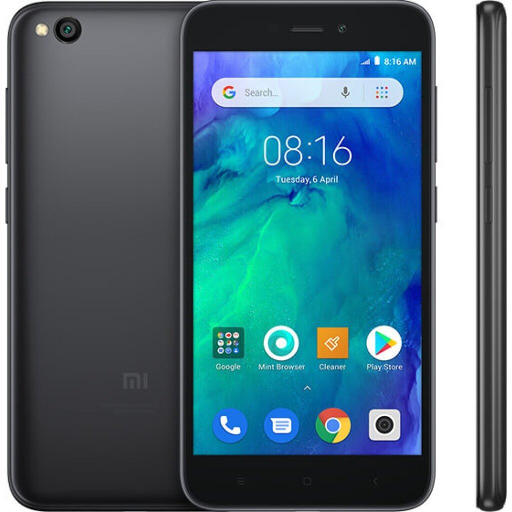 Xiaomi Redmi GO, 1/8GB, Dual SIM Black цена и информация | Mobilieji telefonai | pigu.lt