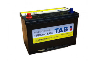 TAB EFB Stop&Go 105Ah 900A (+-) аккумулятор  цена и информация | Akumuliatoriai | pigu.lt