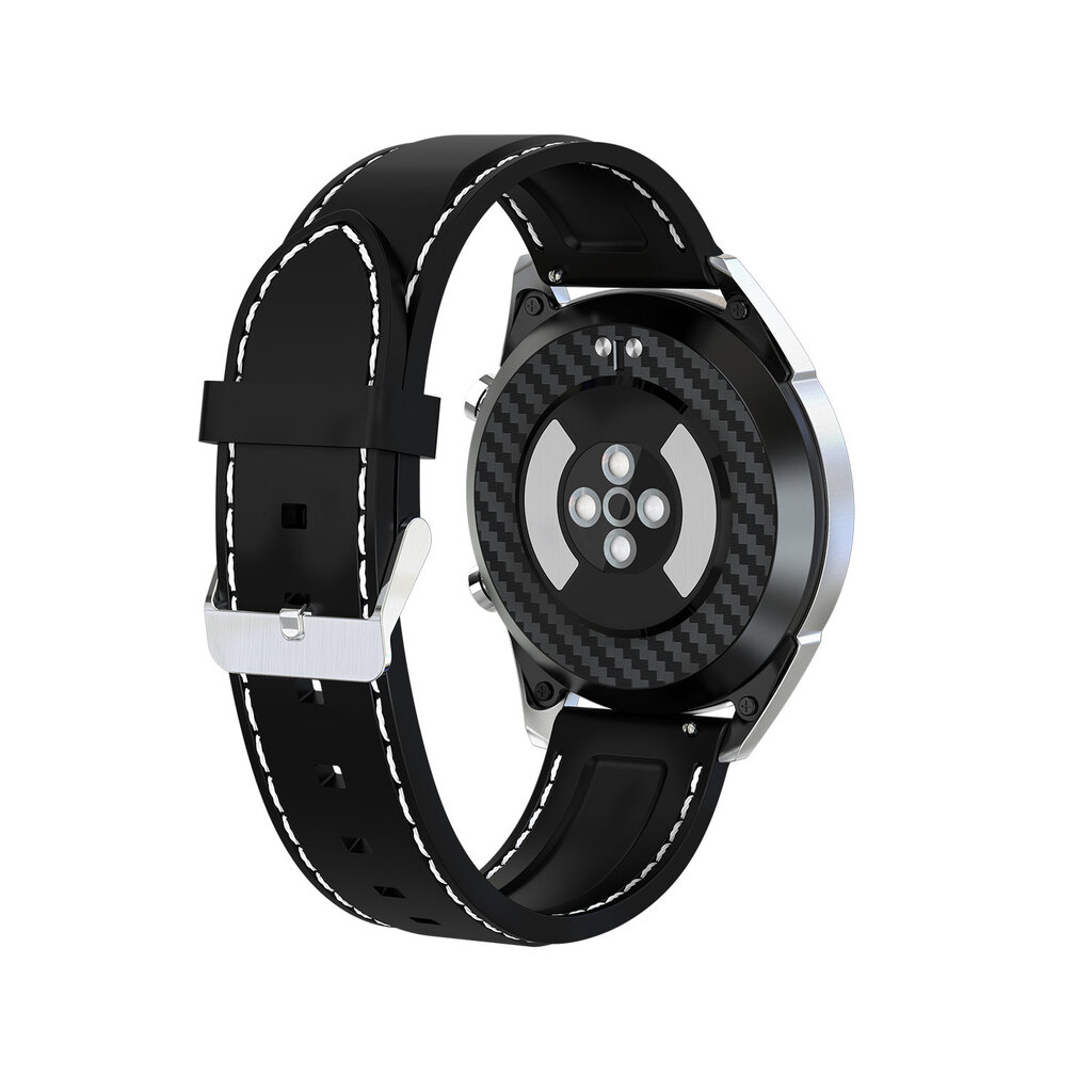 DT NO.1 DT28 Silver/Black kaina ir informacija | Išmanieji laikrodžiai (smartwatch) | pigu.lt