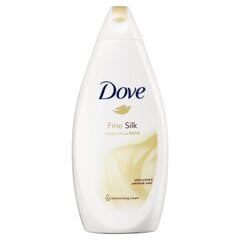 Dušo želė Dove Caring Bath Fine Silk 750 ml kaina ir informacija | Dušo želė, aliejai | pigu.lt