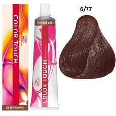 Profesionalūs plaukų dažai Wella Professionals Color Touch, Nr.6/77 Dark Blond/Intense Brown, 60 ml kaina ir informacija | Plaukų dažai | pigu.lt