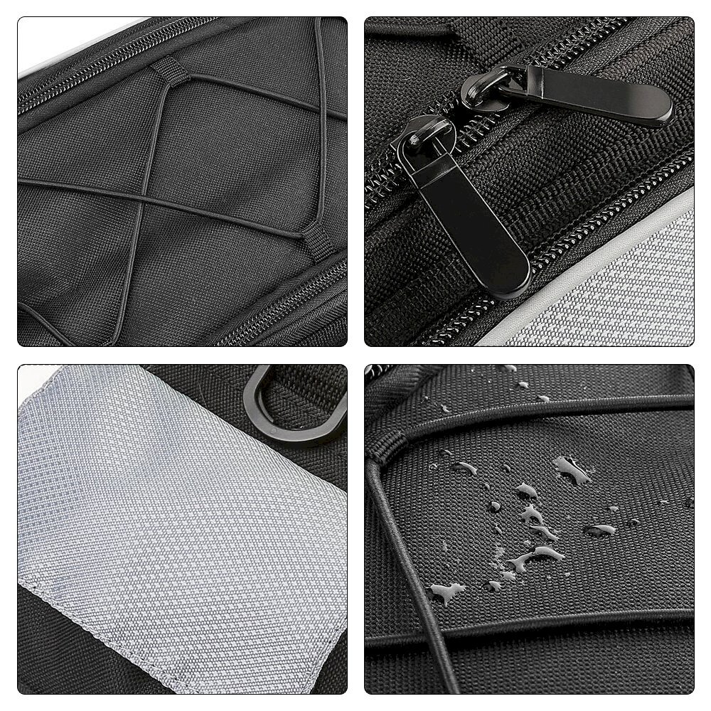 Dviračio bagažines krepšys Wozynskiy, juodas/pilkas цена и информация | Krepšiai, telefonų laikikliai | pigu.lt